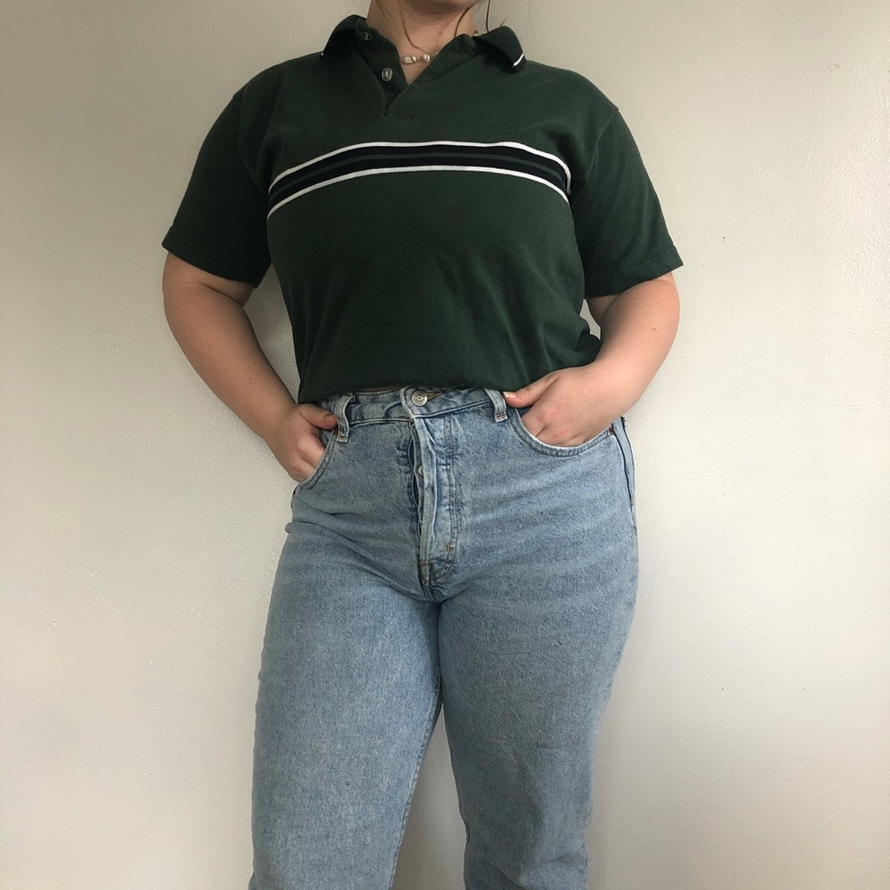 Green collard top